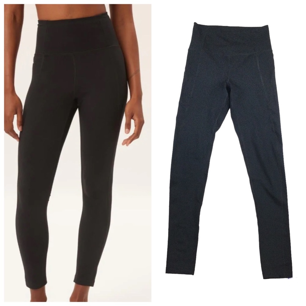 GIRLFRIEND COLLECTIVE High Rise Black Legging Sz Small